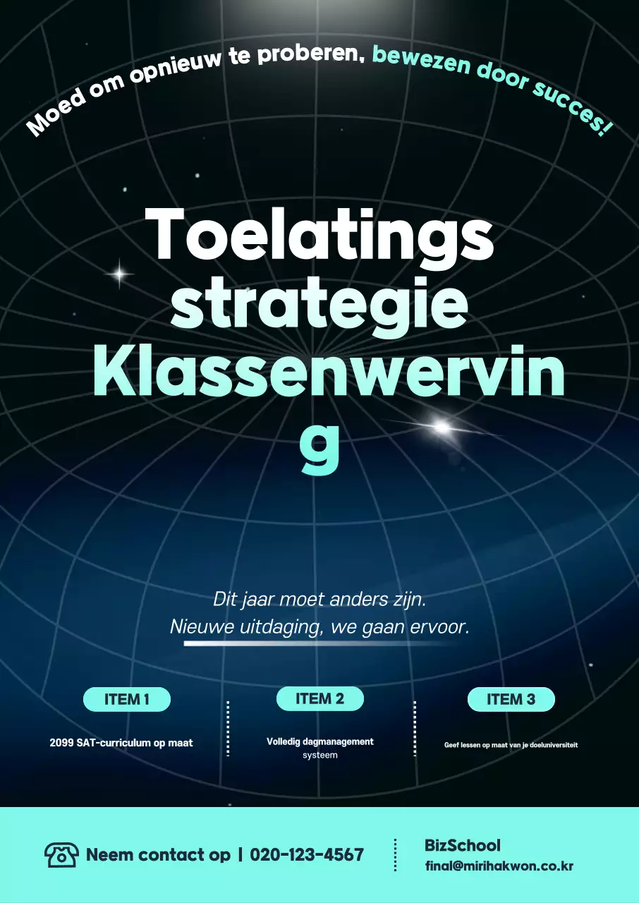 Sky Blue Modern Education Recruitment