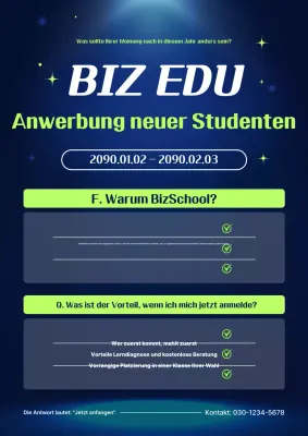 Ankündigung der Rekrutierung moderner Auszubildender der Navy