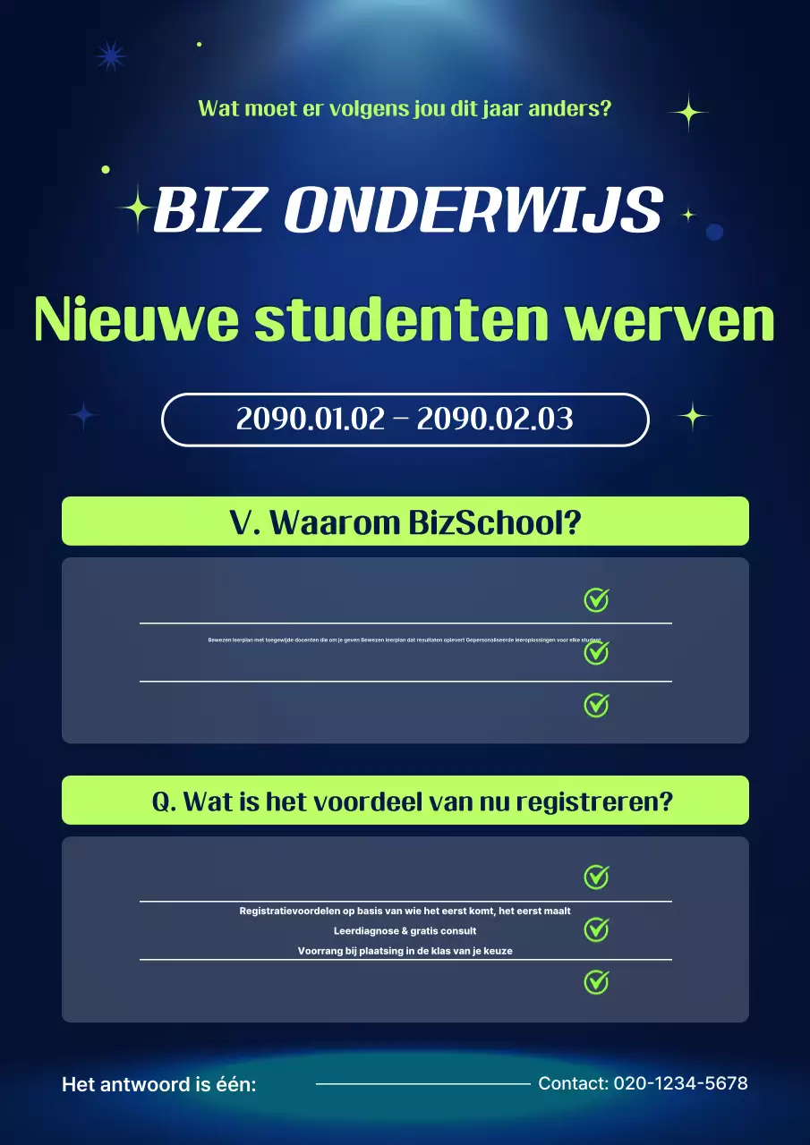 Aankondiging van werving van moderne stagiairs voor de marine