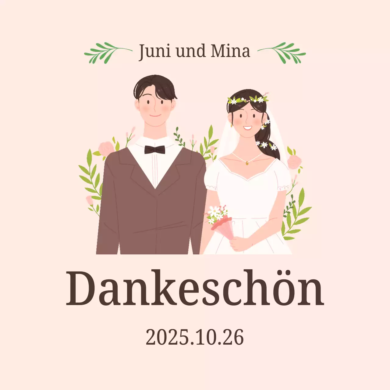 Rosa einfaches Hochzeitsgeschenk