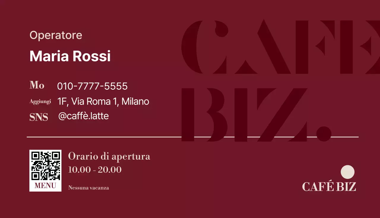 Promozione Wine Modern Cafe