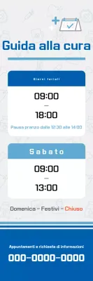 Guida ospedaliera di base blu