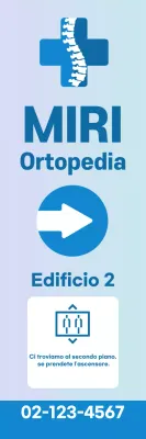Guida all'ospedale pulito azzurro cielo