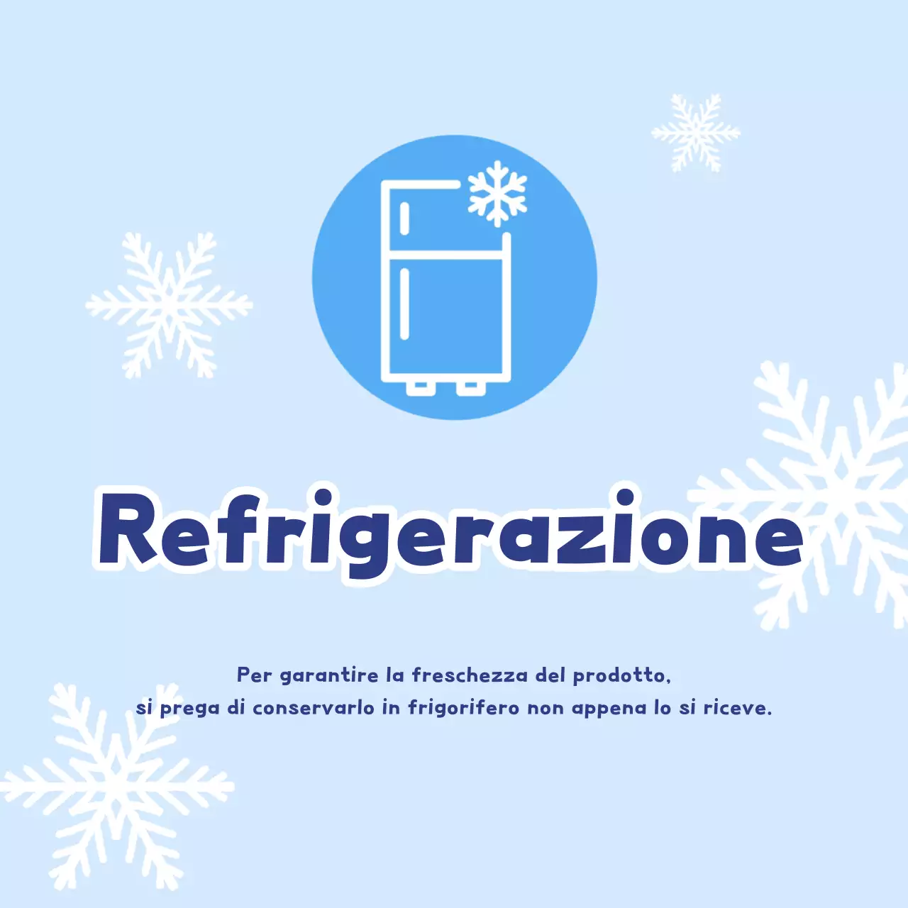 Metodo di refrigerazione semplice Sky Blue