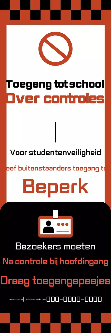 Rode Eenvoudige Schoolgids