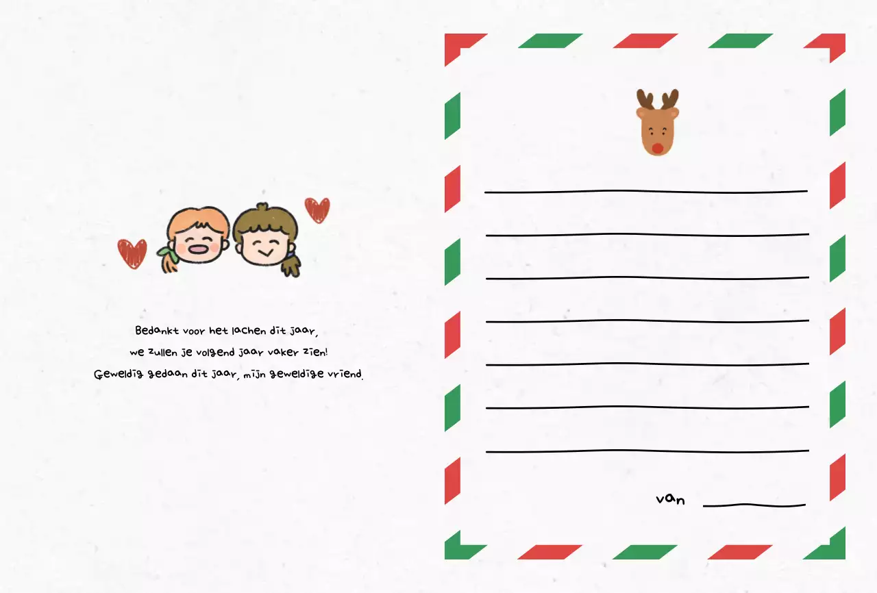 Marineblauwe baby kerstkaart