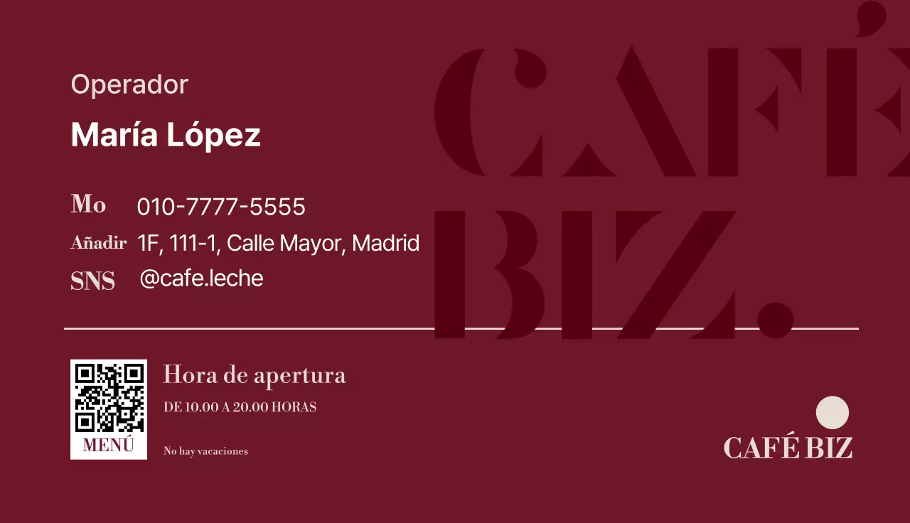 Promoción de Wine Modern Cafe