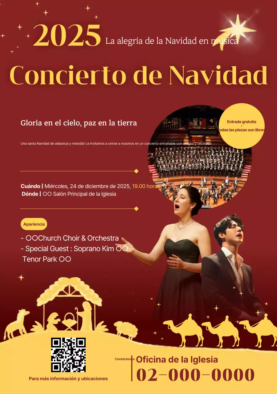 Guía de conciertos de música clásica roja