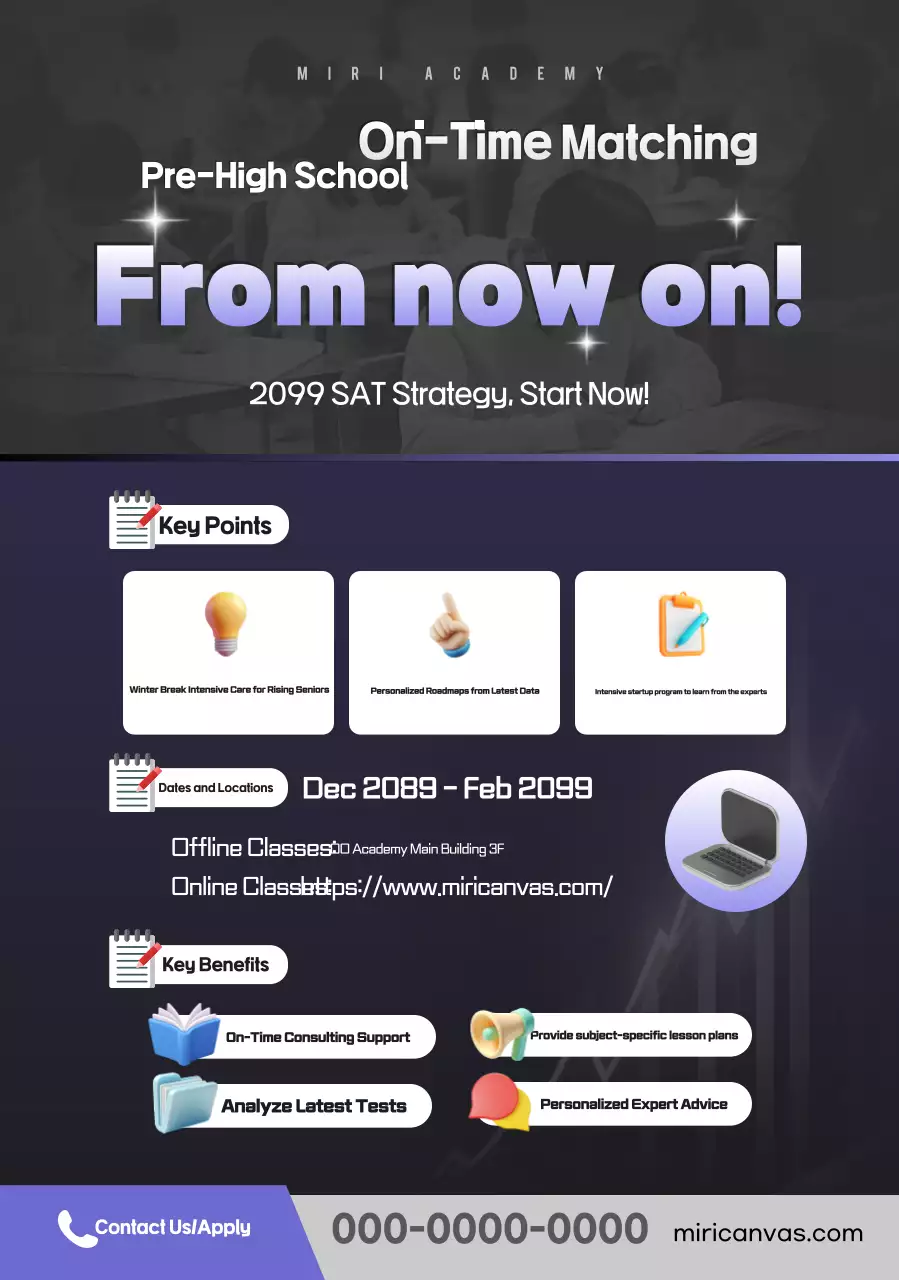 Iklan Pendidikan Persiapan Tes Kemampuan Skolastik Bora Modern College