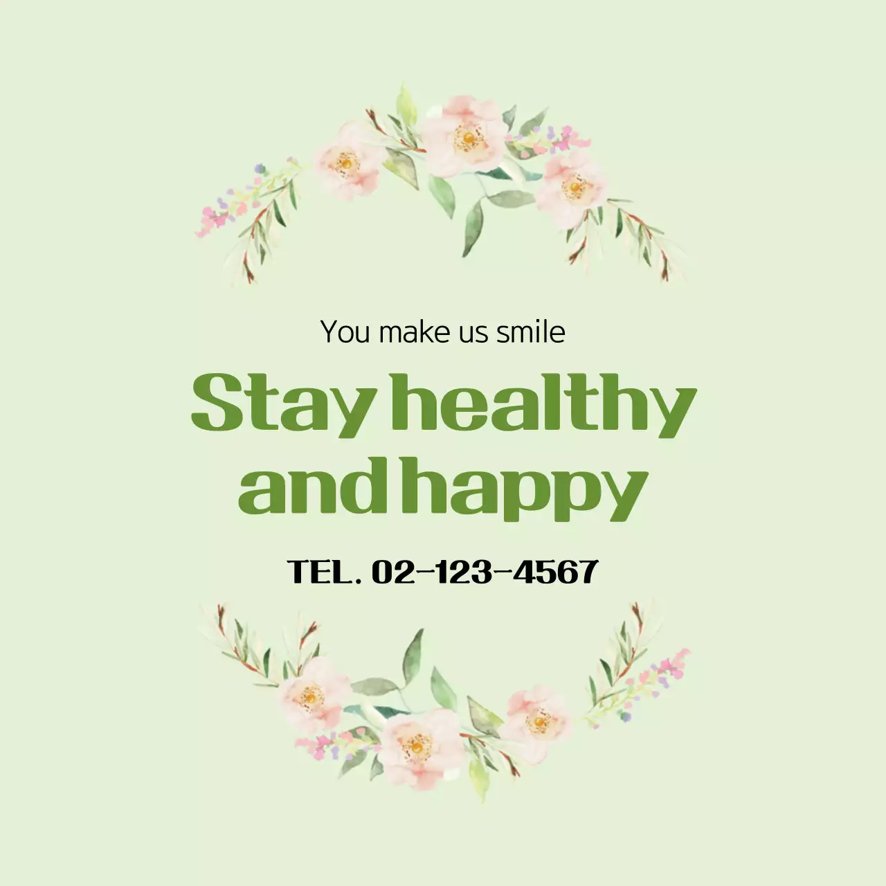 Khuyến mãi thông điệp tri ân Green Natural