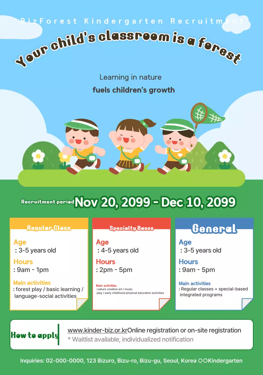 Cẩm nang tuyển sinh trường mầm non Green Baby