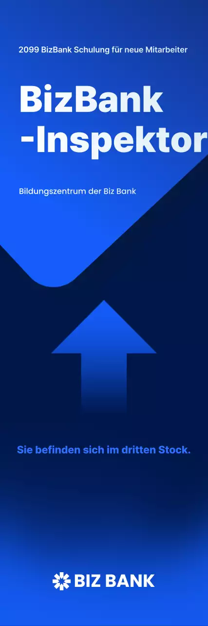 Blauer moderner Bildungsleitfaden