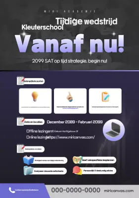 Advertentie voor de voorbereiding op de Scholastic Ability Test van Bora Modern College