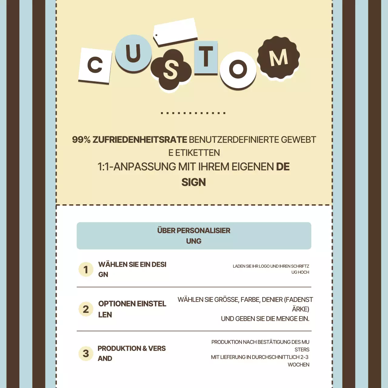 Beige Simple Custom Order Guide