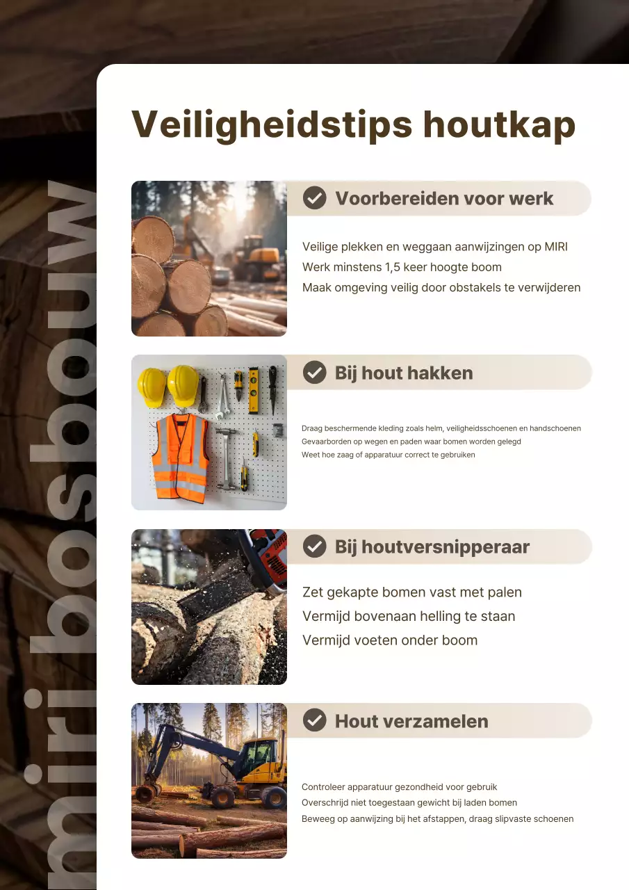Beige Clean Veiligheidsrichtlijnen