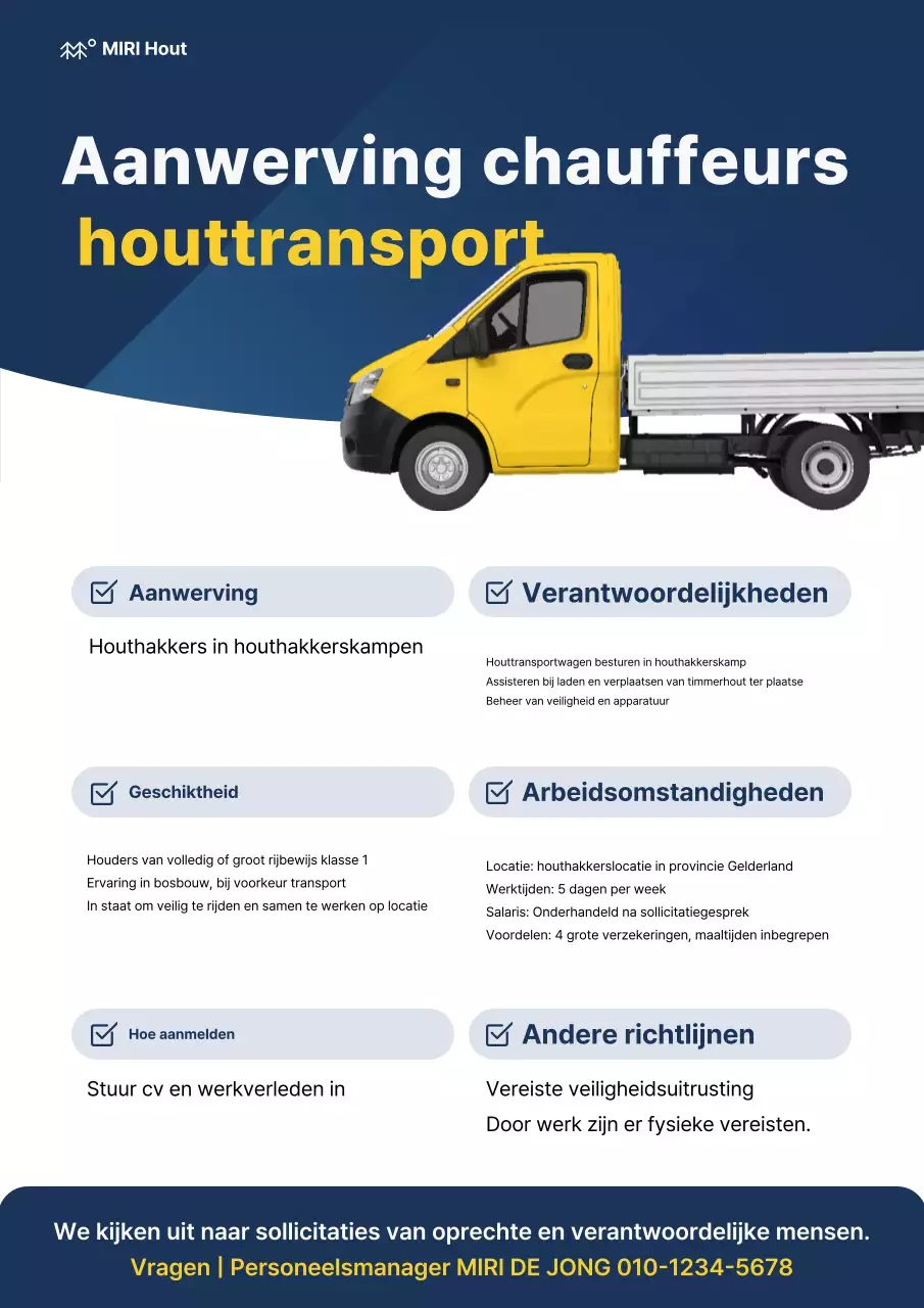 Blue Simple Recruitment