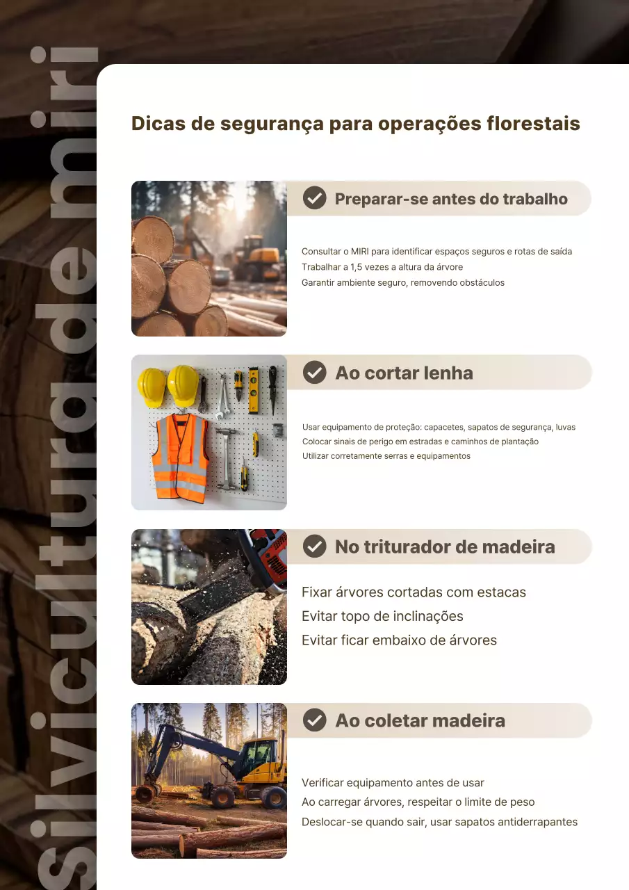 Diretrizes de segurança limpas bege