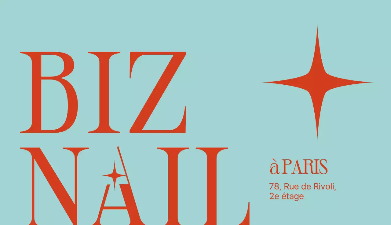 Promotion du salon de manucure moderne Sky Blue