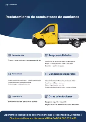 Reclutamiento Simple Azul