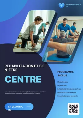 Promotion Bien-être Moderne Bleu