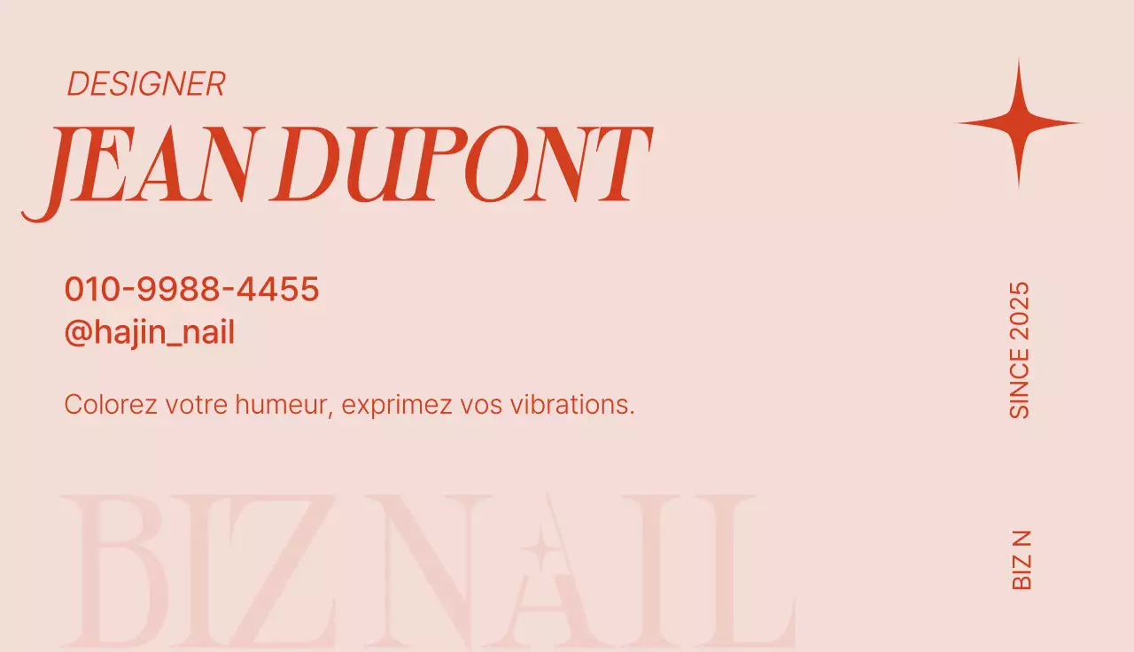 Promotion du salon de manucure moderne Sky Blue