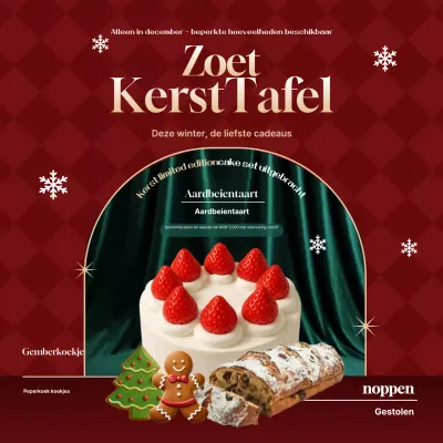 Rode Baby Kerstproductpromotie