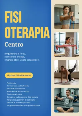 Promozione Fisioterapia Moderna Blu