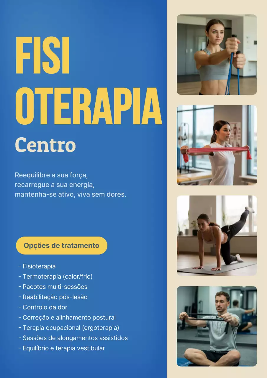 Promoção Fisioterapia Moderna Azul