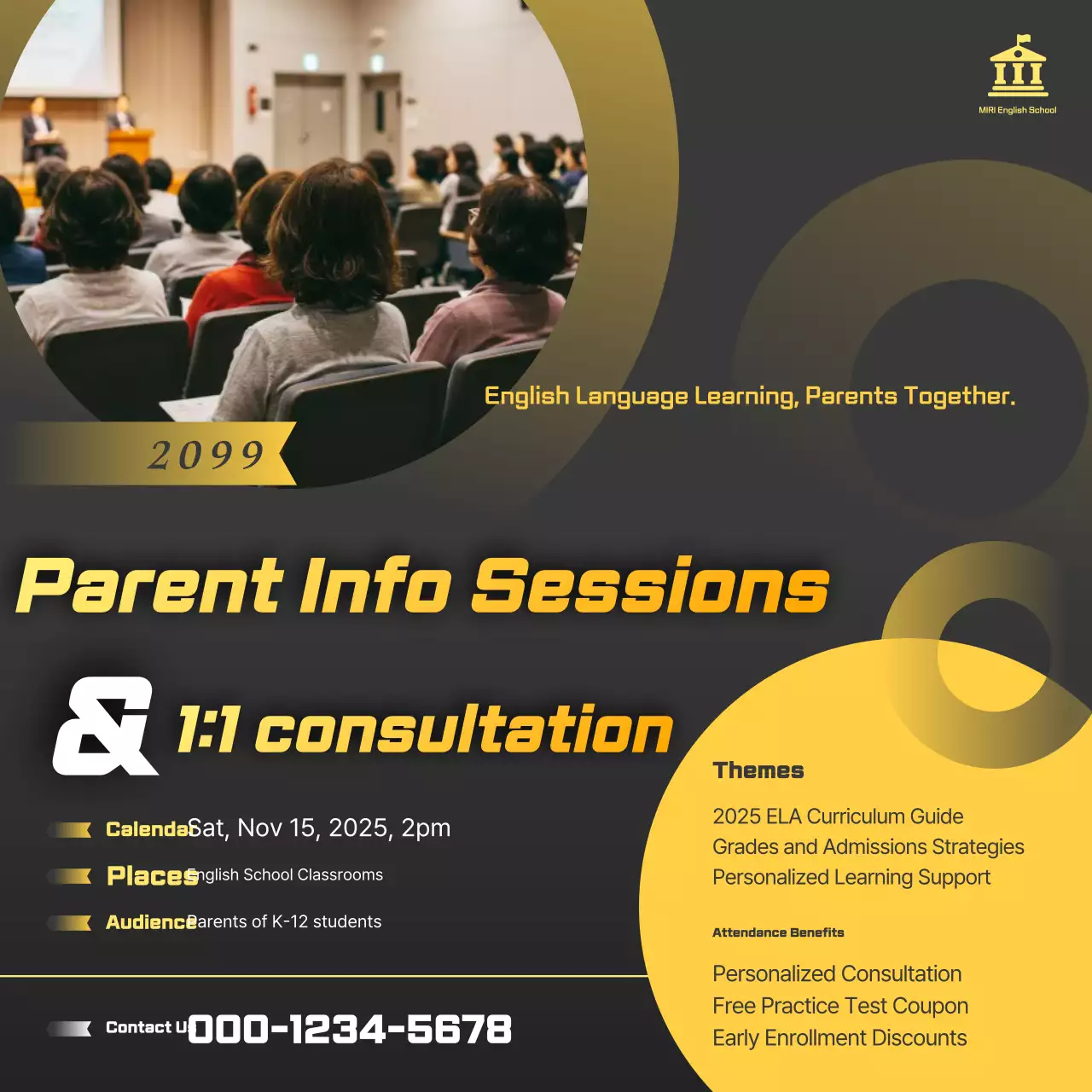 Yellow Modern Education Briefing Session Guide