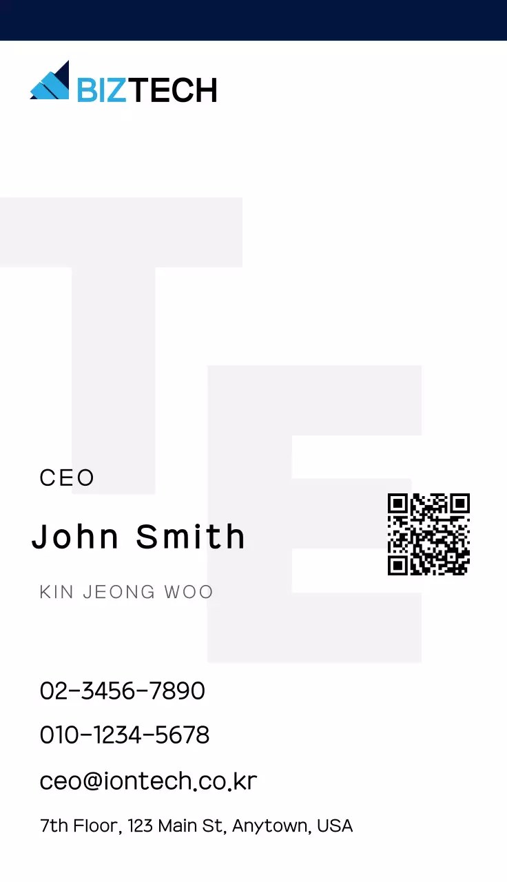 Logo công nghệ hiện đại màu xanh hải quân