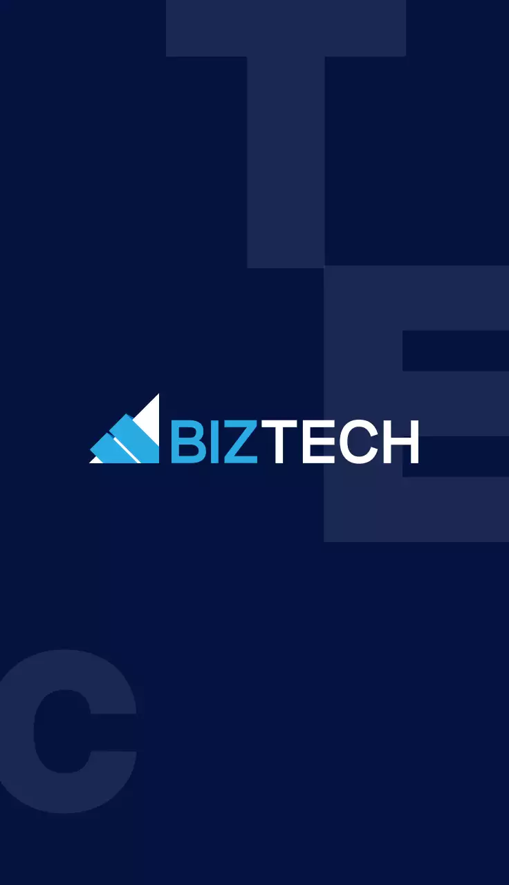 Logotipo de tecnologia moderna azul marinho