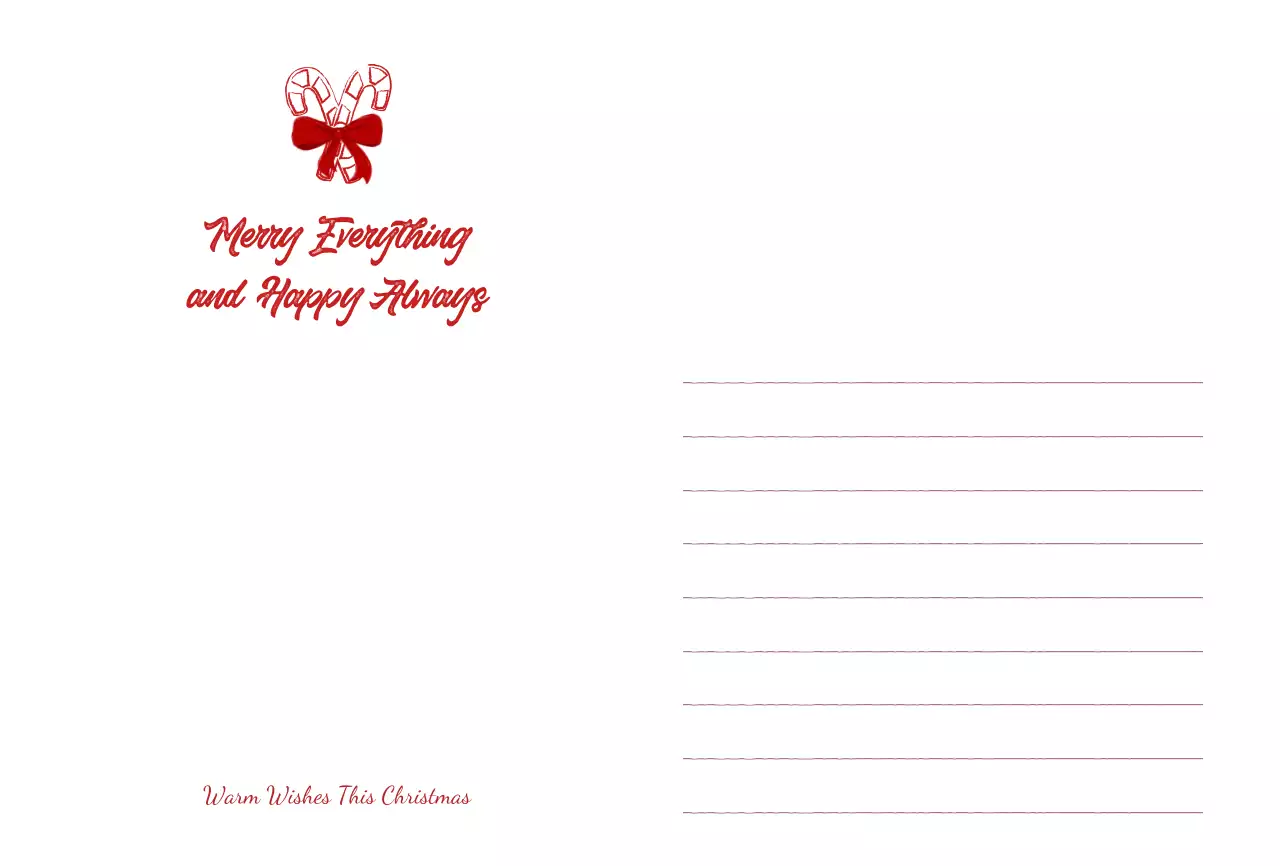 Pink Baby Christmas Card