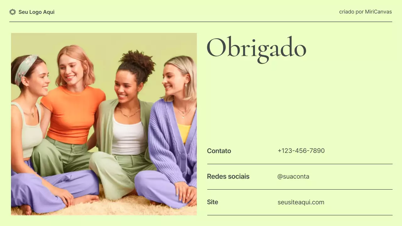 Apresentação informativa sobre saúde feminina moderna em tons pastel