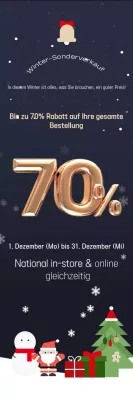 Black Simple Winter Sale Event