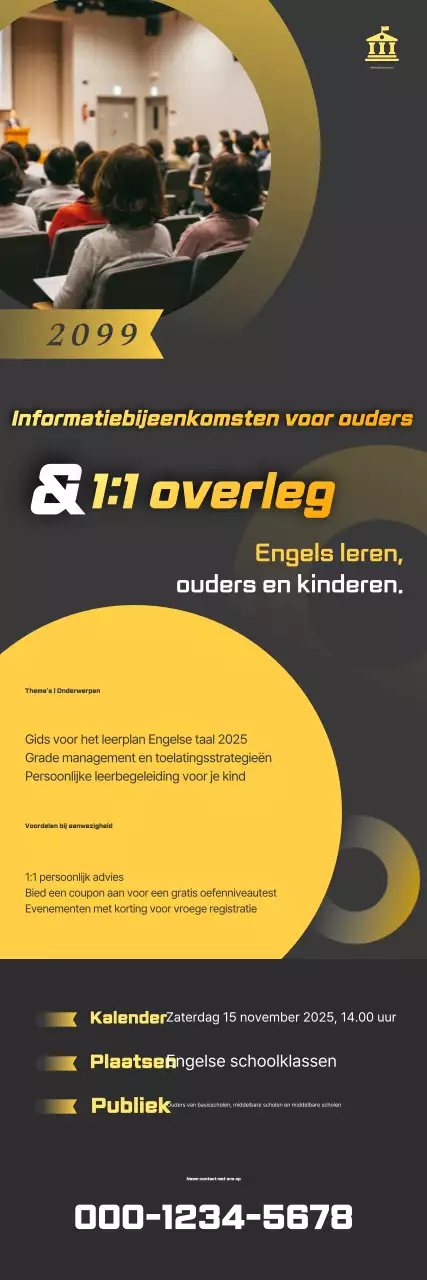 Gele Modern Education Briefing Sessie Gids