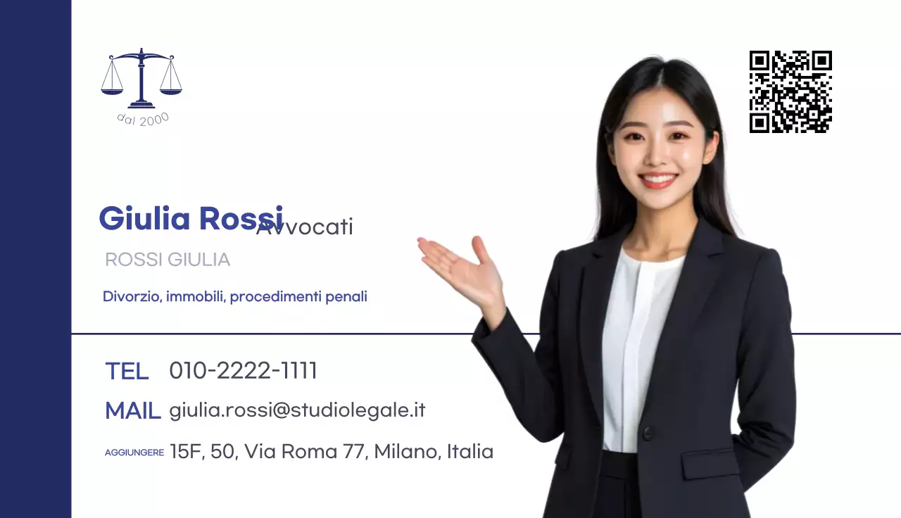 Logo semplice della legge blu navy