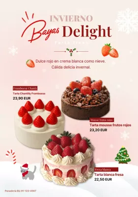 Promoción de pastel de bebé rosa