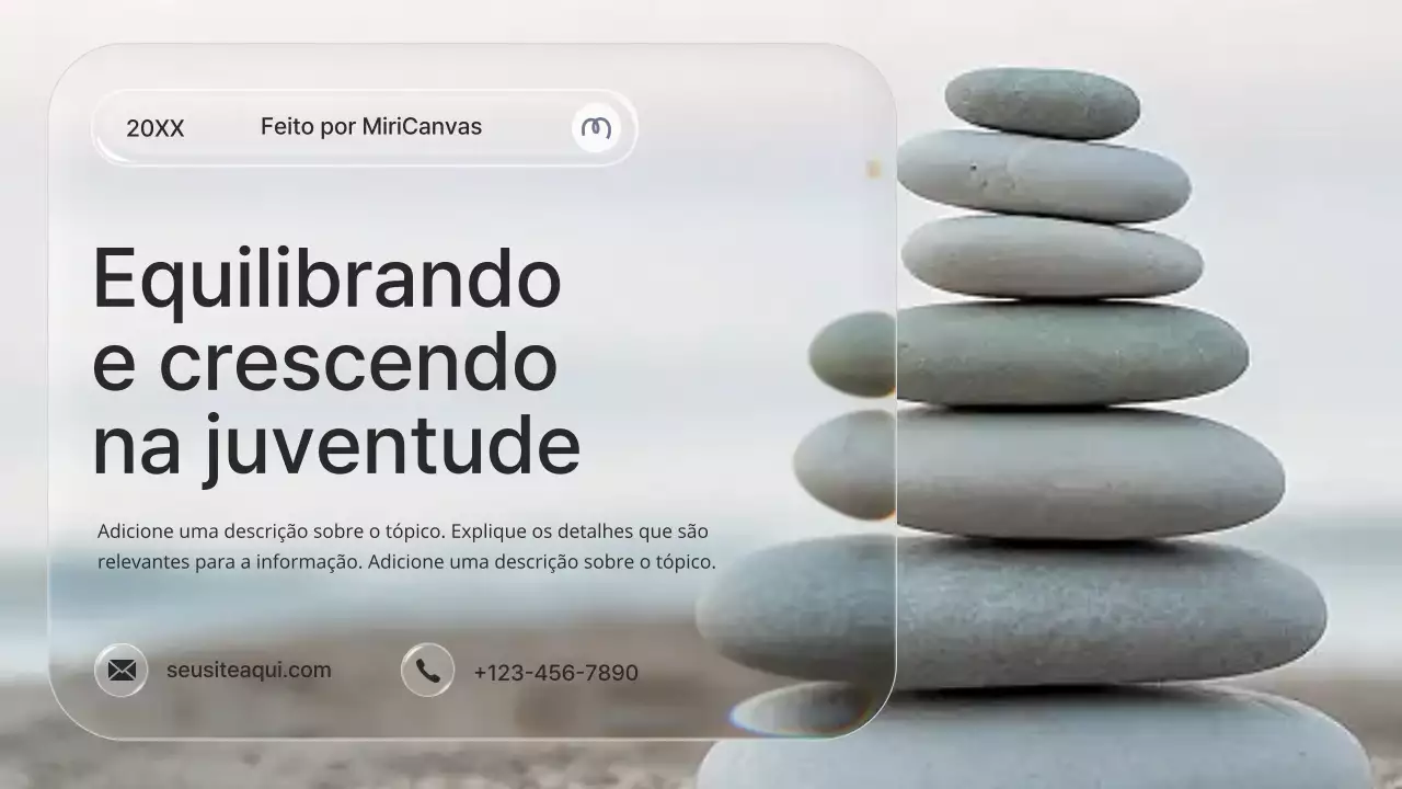 Apresentação do Guia de Bem-Estar Minimalista Cinza