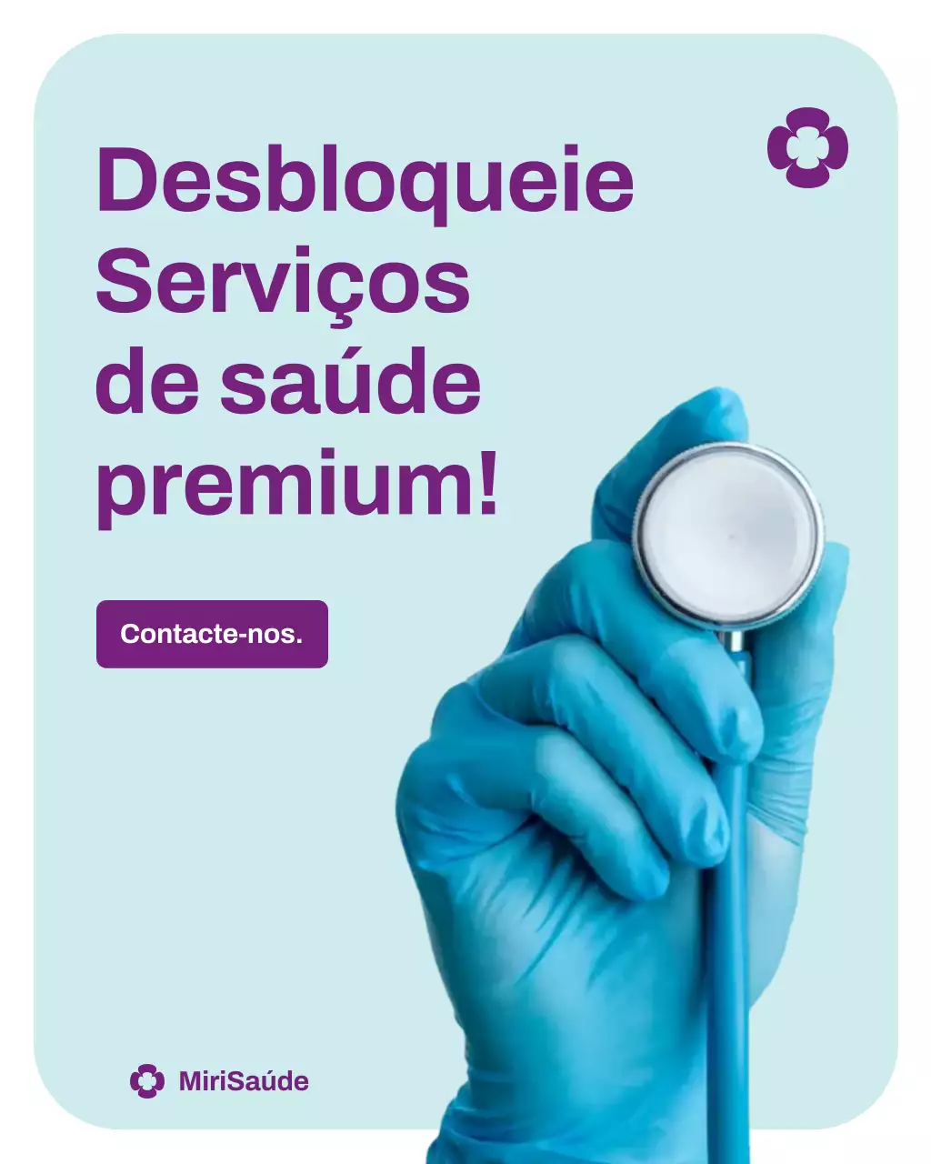 Promoção de Saúde Blue Simple
