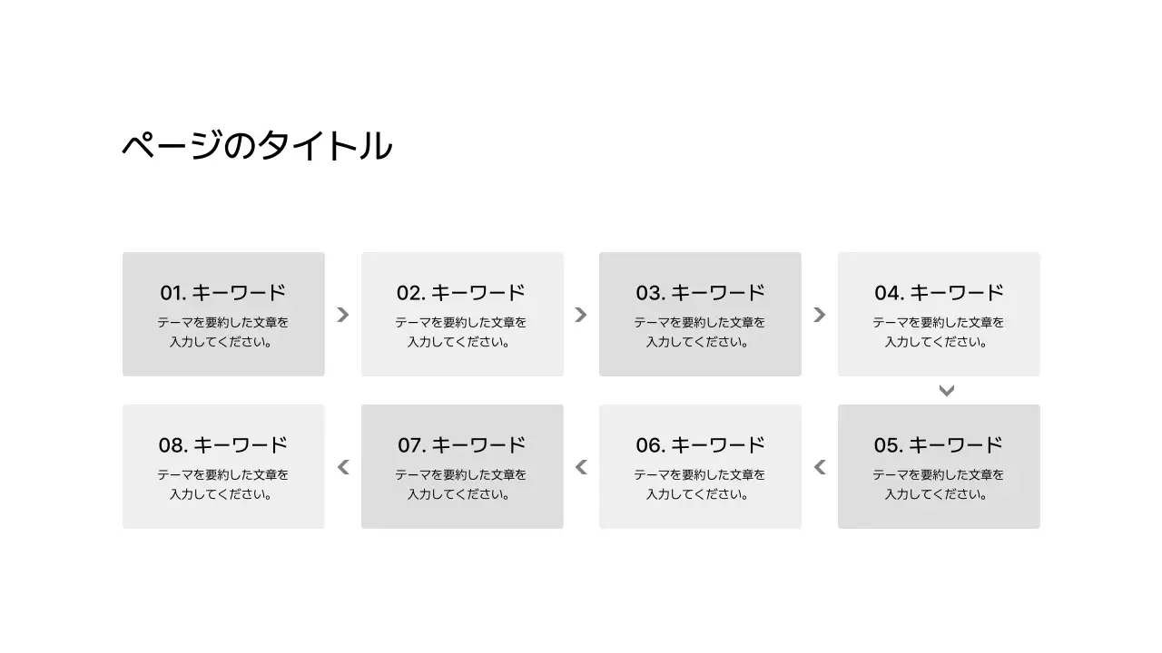 プロセス_上下左右_格子型_ボックス