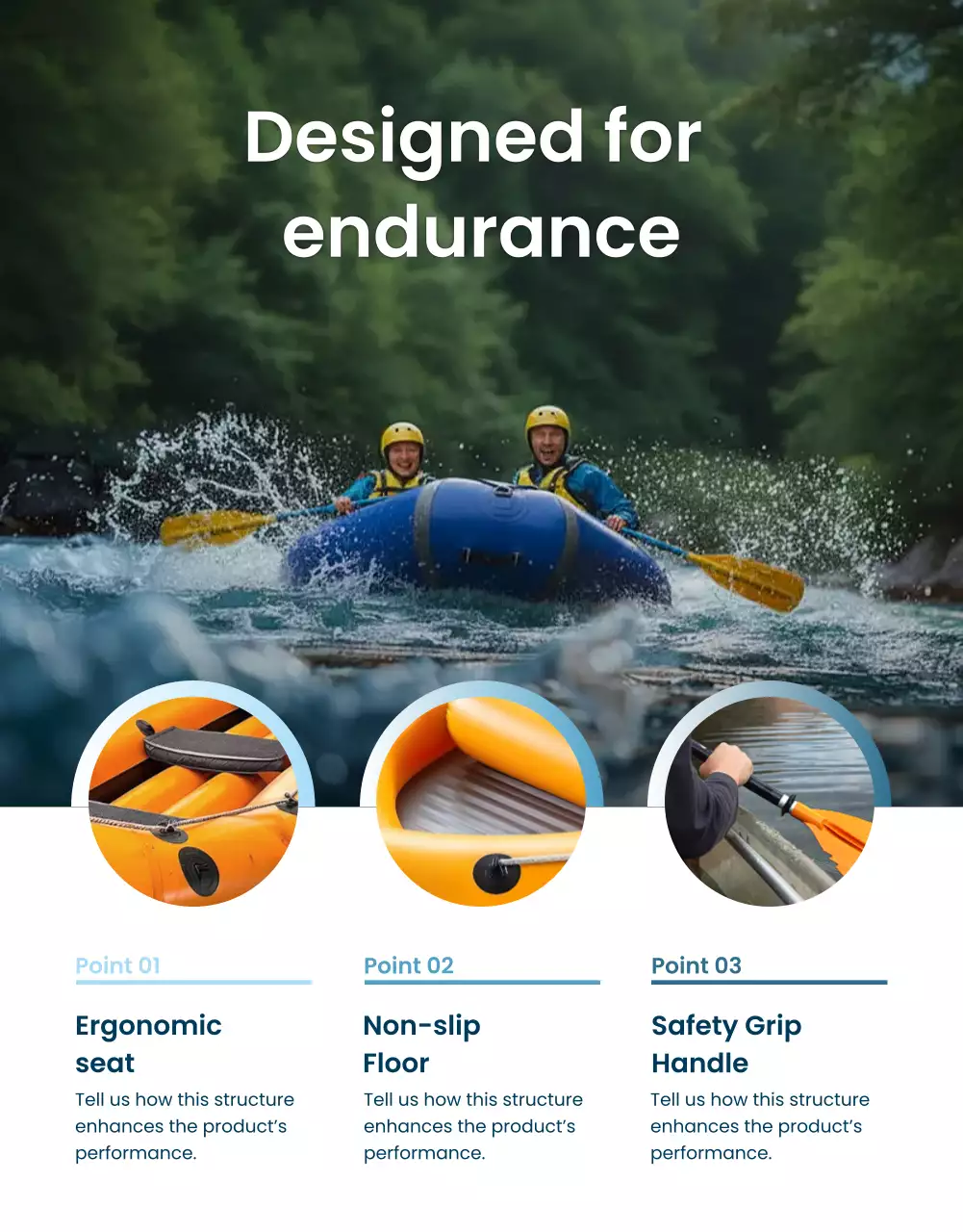 blue modern inflatable advertisement