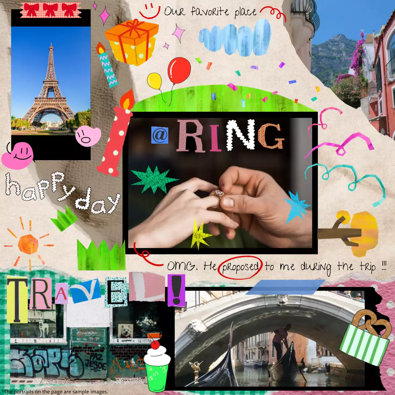 연보라 아기자기한 결혼 다꾸