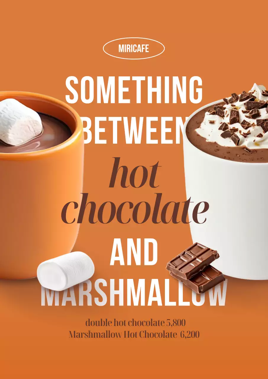 핫초코와 마시멜로우 포스터