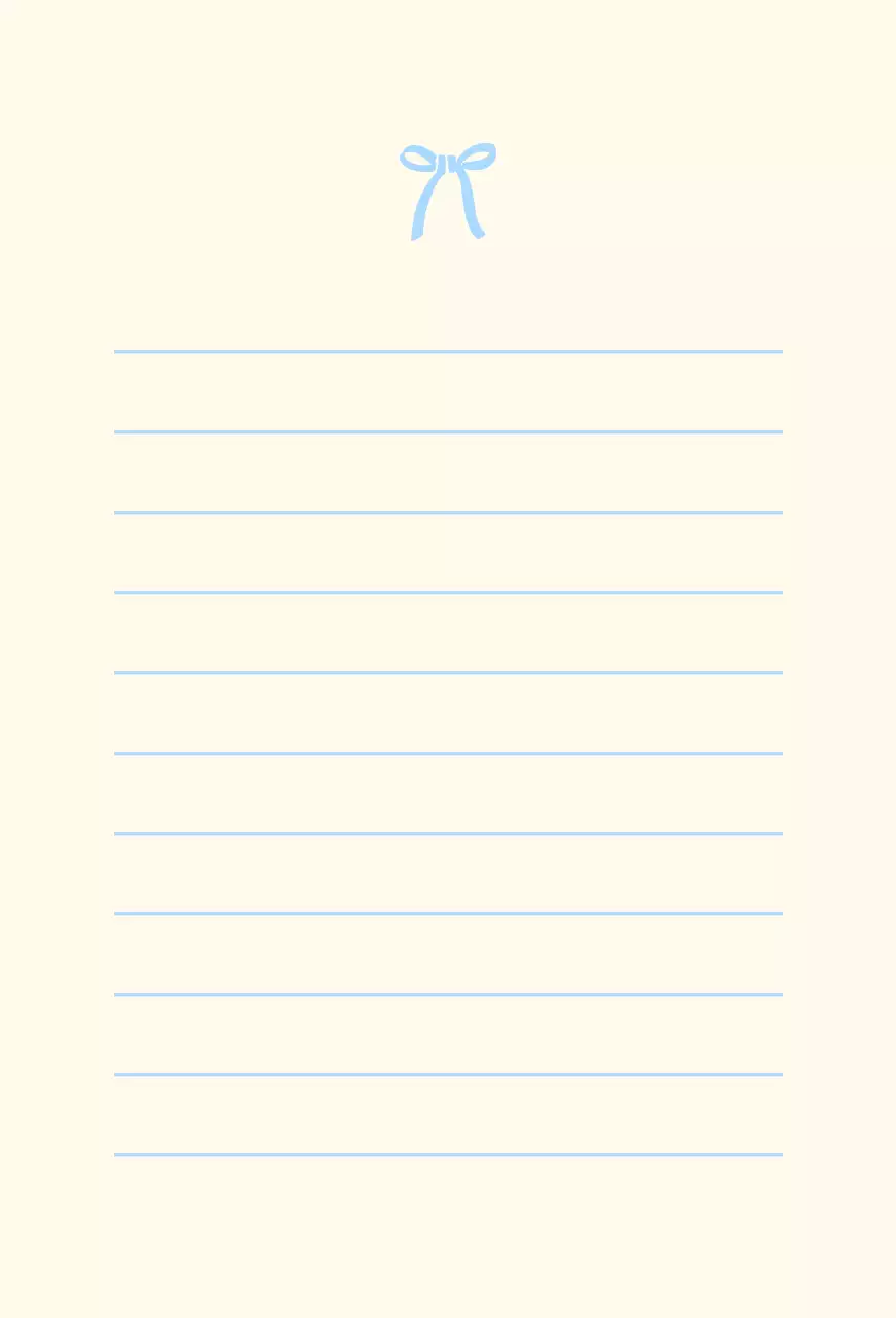 파란색 심플한 생일 축하 인사