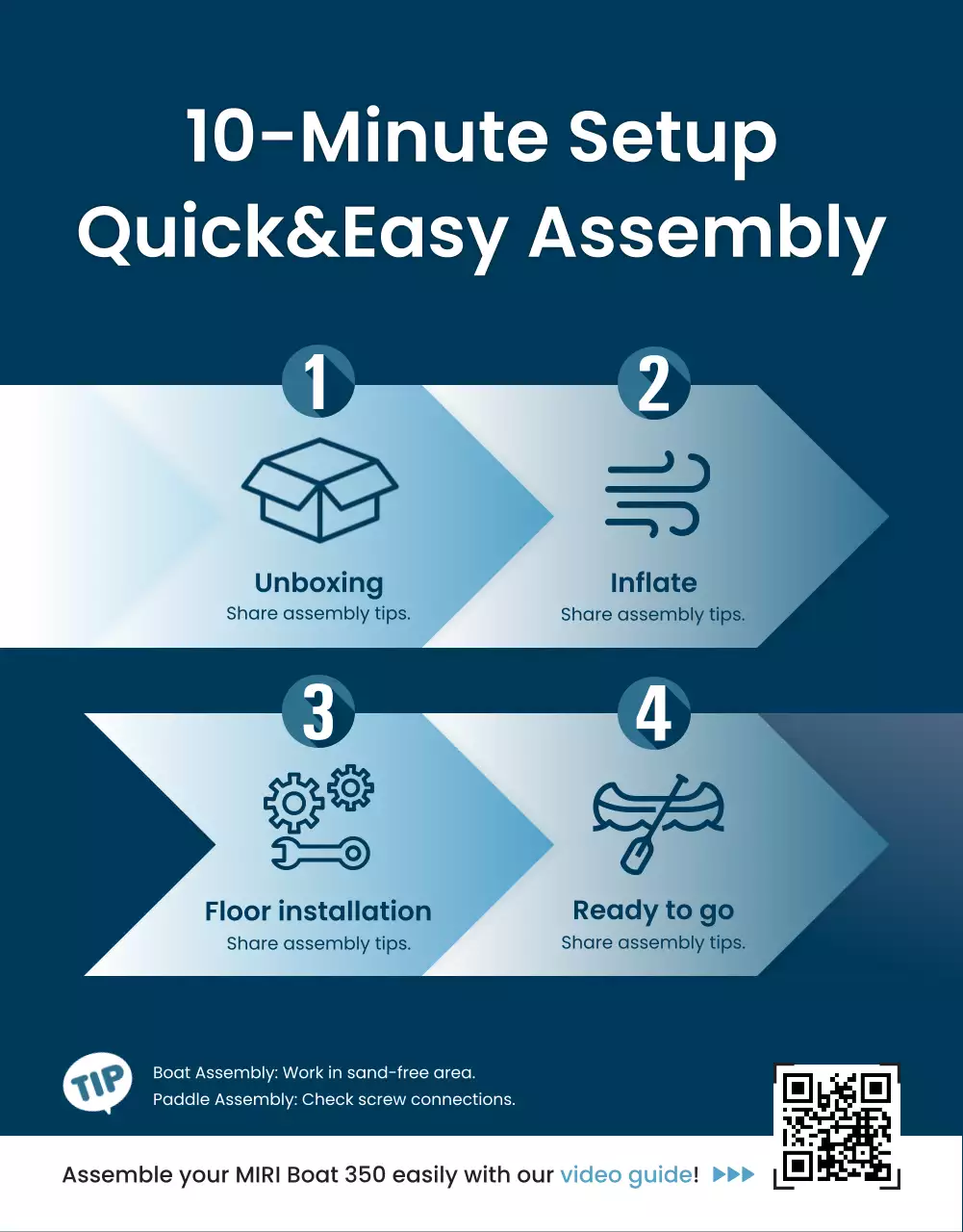 blue modern inflatable advertisement