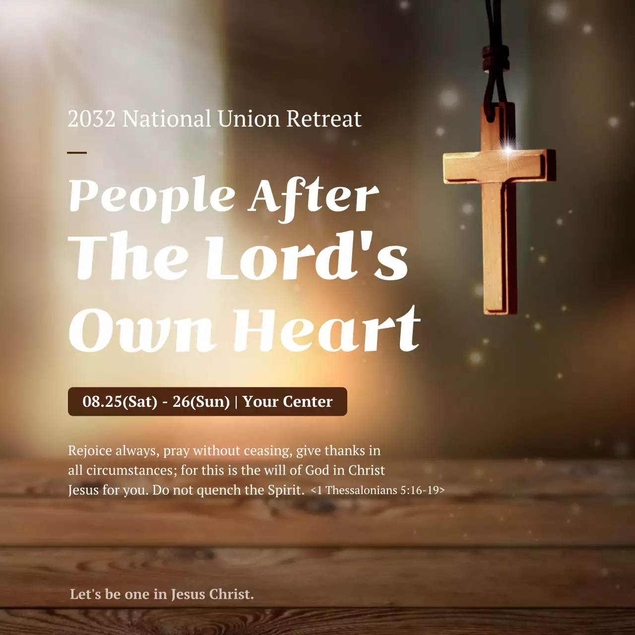 Beige Classic Religious Event Promotion Instagram Post