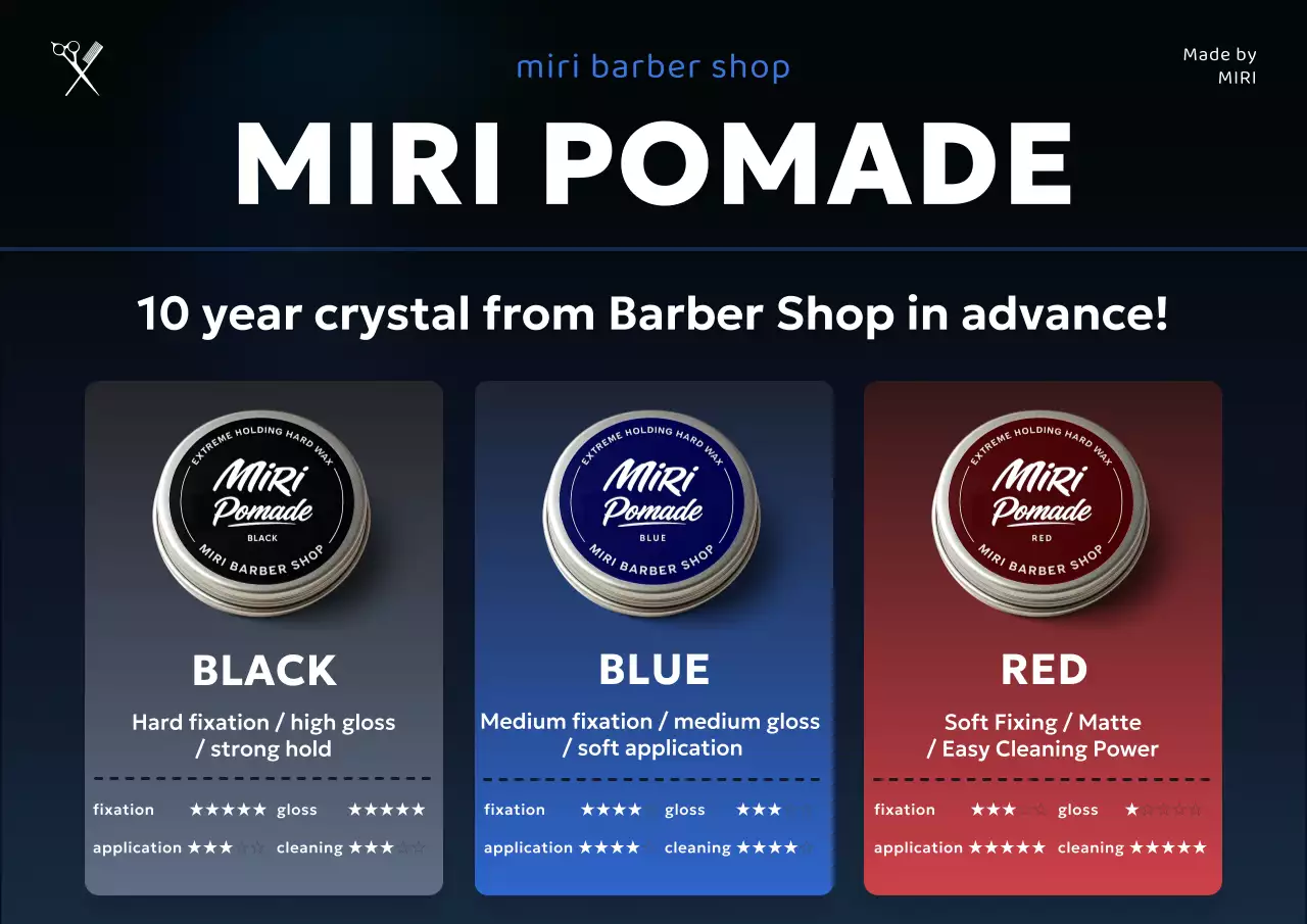 promosi rambut hitam modern