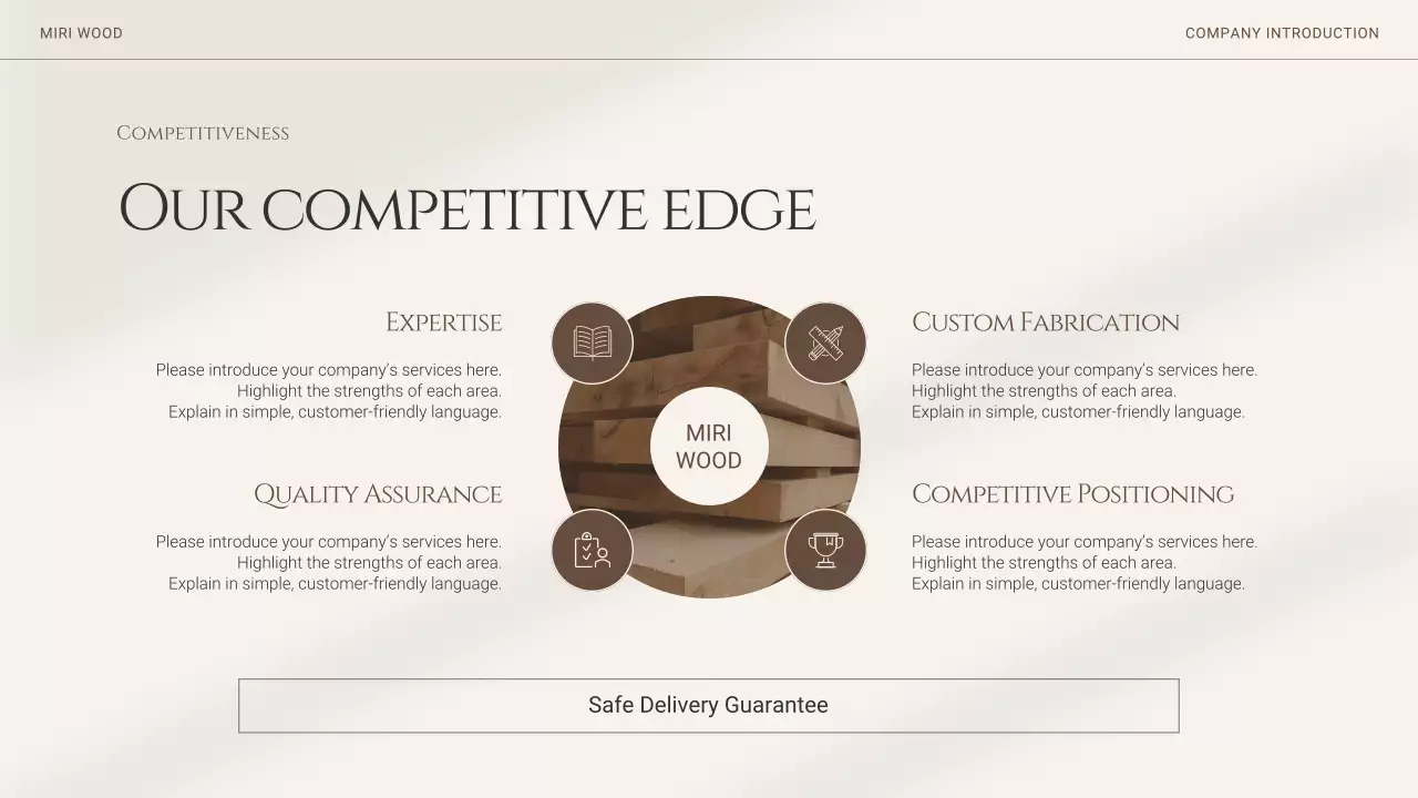 brown minimal business information