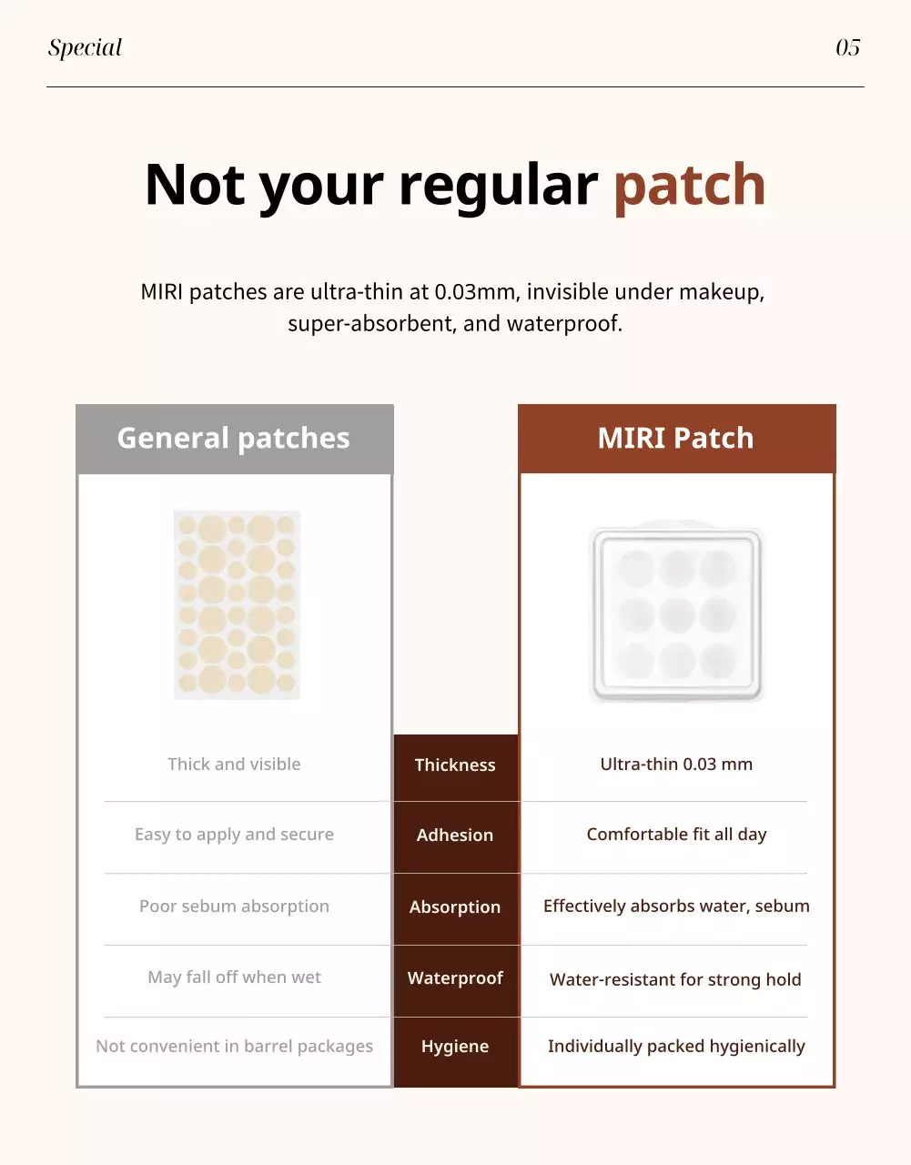 iklan perawatan kulit modern berwarna krem