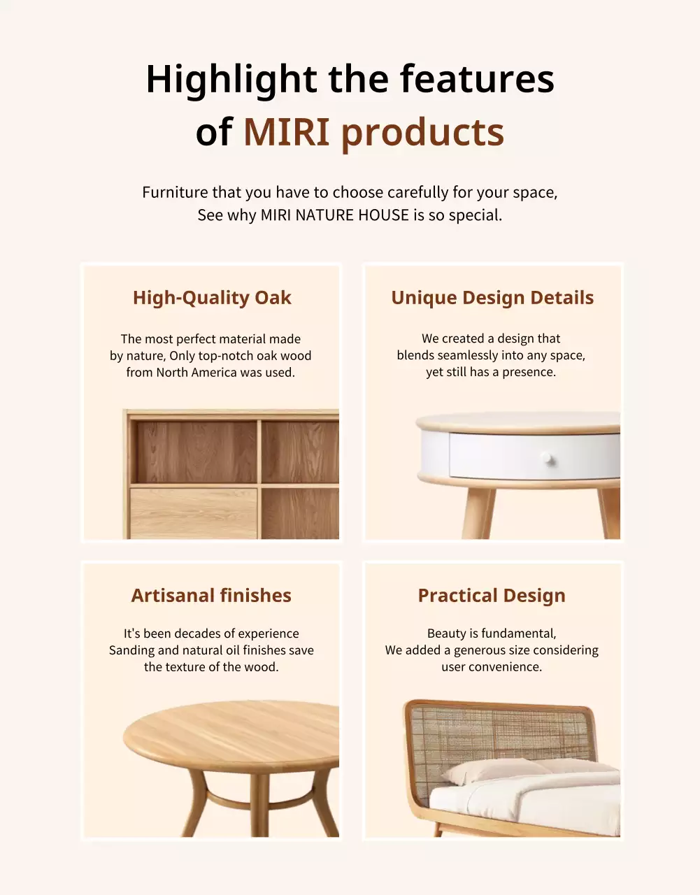 beige minimalist furniture template